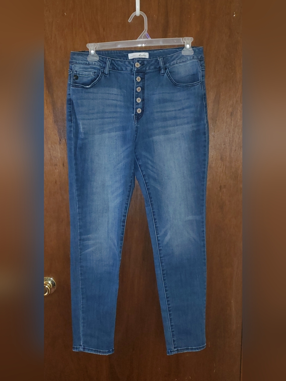 KanCan Curvy Skinny High-Rise Button-Fly Jeans Sz 15 31